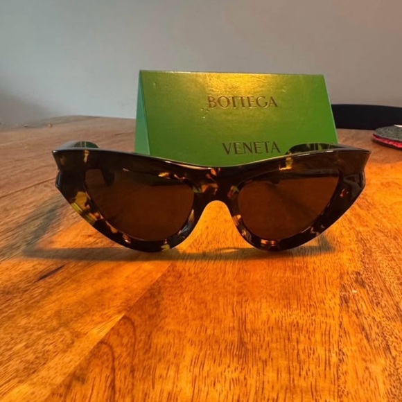 Bottega Veneta Tortoise Shell Sunglasses
